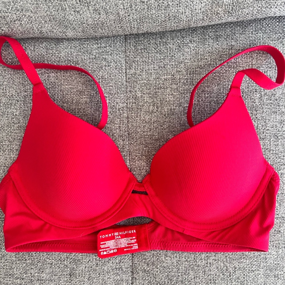 Tommy Hilfiger Bright Red Bra